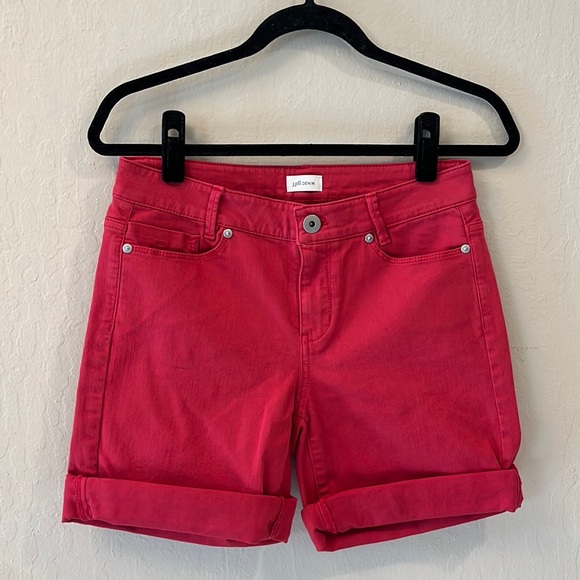 {J.Jill} red denim shorts - Picture 1 of 6